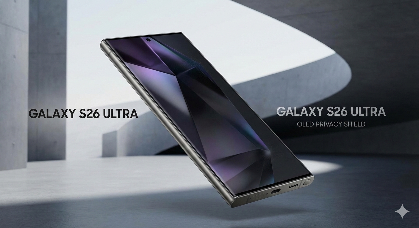 No momento, você está visualizando Samsung revela primeiros trailers do Galaxy S26 Ultra com recurso inovador de privacidade