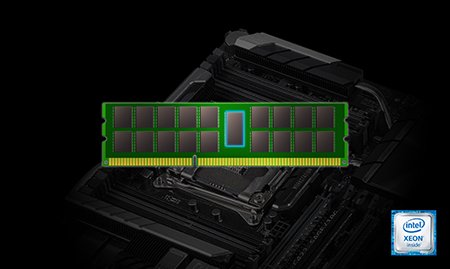 comparação de memória ECC para X99 32GB vs 64GB em setup premium