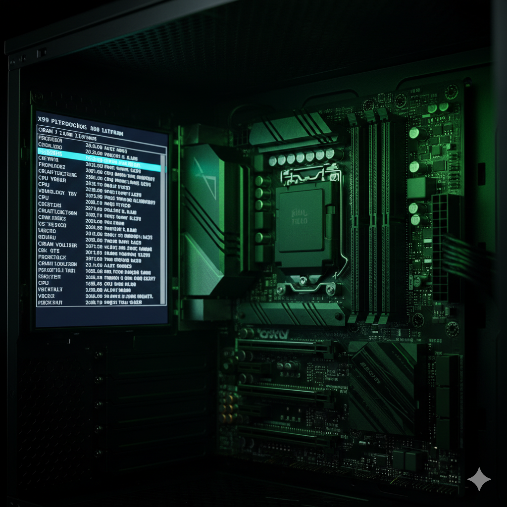 configuração de overclock no X99 via BIOS
