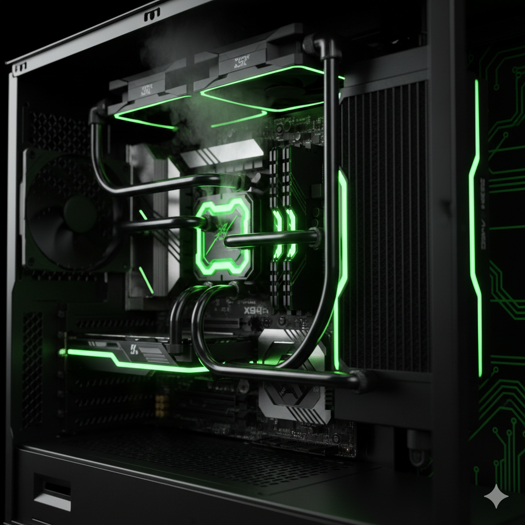 sistema X99 com refrigeração para overclock