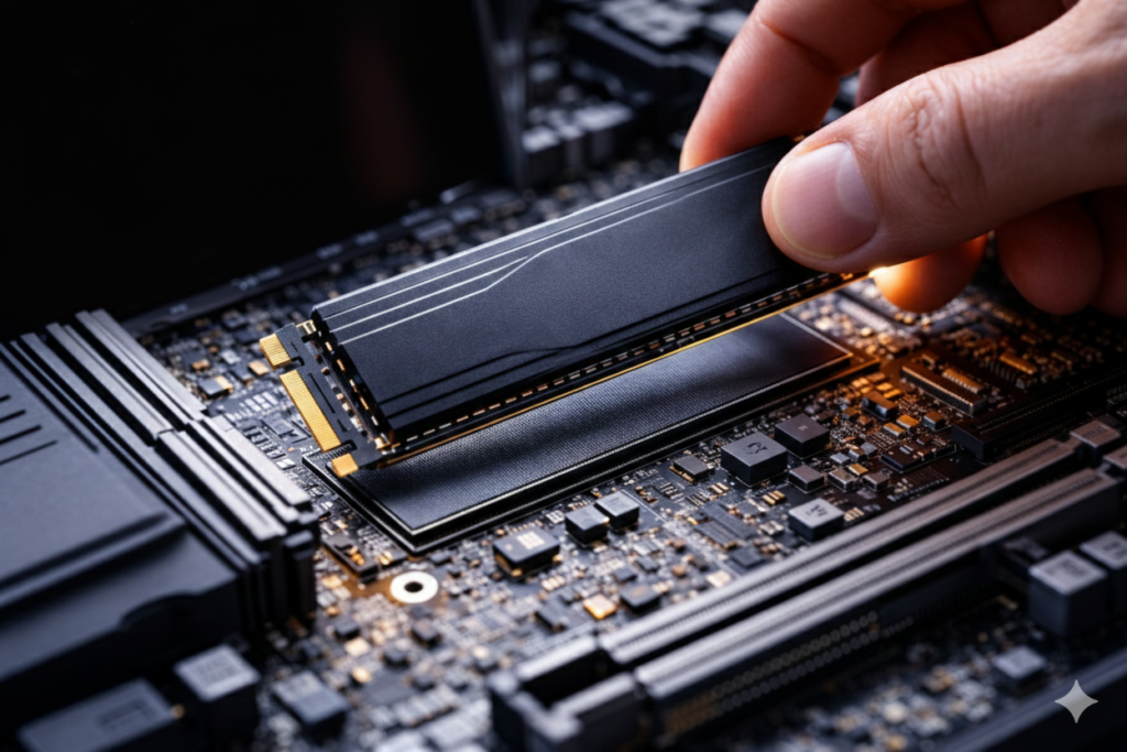 SSD NVMe no X99 instalado em placa-mãe