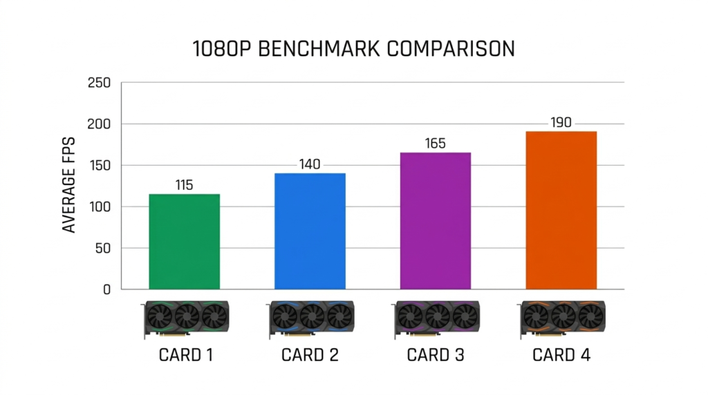 benchmark fps full hd 1080p rtx 4060 rtx 3060 rx 7600 xt comparativo 2026