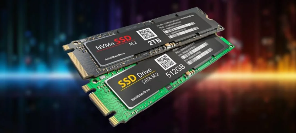 comparação entre SSD SATA e SSD NVMe no X99