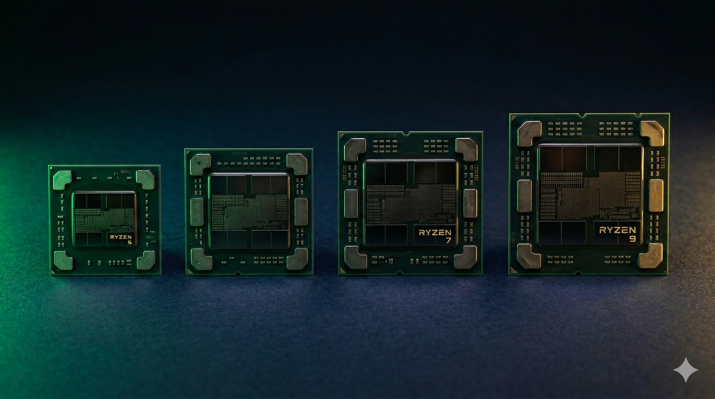 melhores CPUs Ryzen 2026 ranking faixa de preço 9600X 9700X 9950X