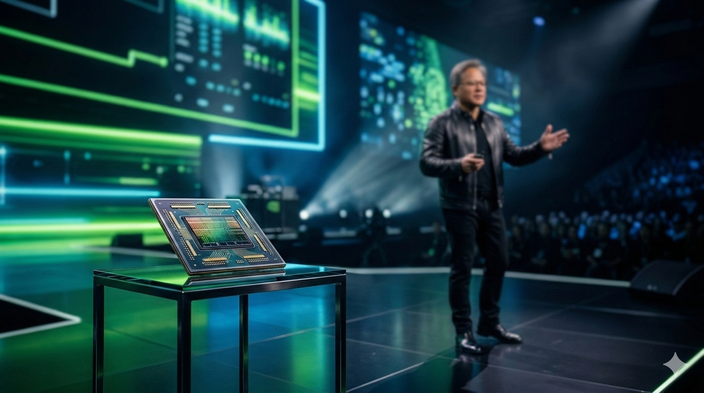 Leia mais sobre o artigo Nvidia GTC 2026: Jensen Huang Vai Revelar Chips Que o Mundo Nunca Viu — e Isso Muda Tudo Para Quem Quer Comprar GPU