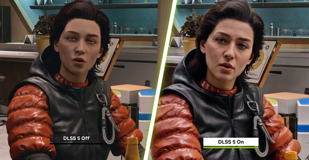 dlss 5 comparativo antes depois fotorrealismo jogos nvidia 2026